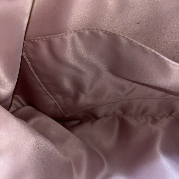 Rare HTF Coach Metallic Rose Gold All Leather Purse Shoulder Bag C Pattern - Picture 16 of 16